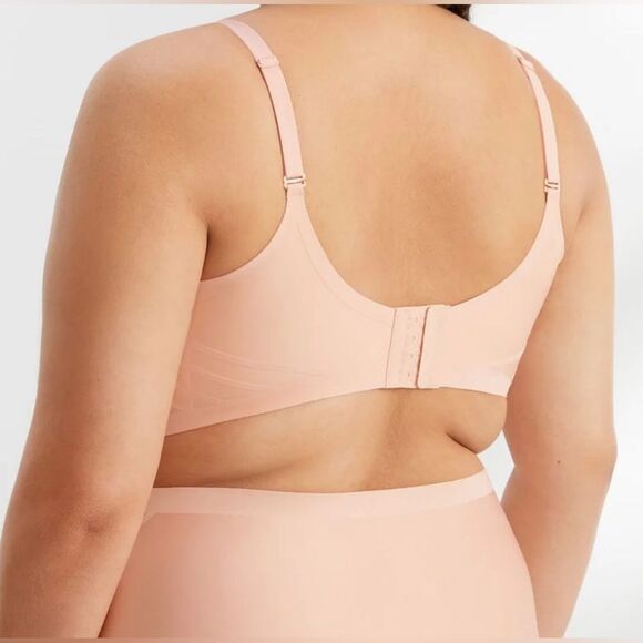 Honeylove Silhouette Bra Color Sand Neutral Minimalist Adjustable 1X - Picture 2 of 7
